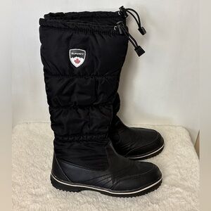 Superfit Canada 🇨🇦 - Alpana Winter boot. Black quilted. Ladies 9